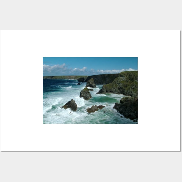 Bedruthan Steps, Cornwall Wall Art by BarnabyEdwards